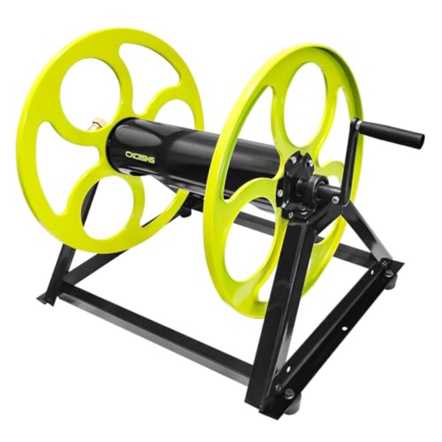 Stainless Steel Garden Hose Re - Reel Handle reseña y precio