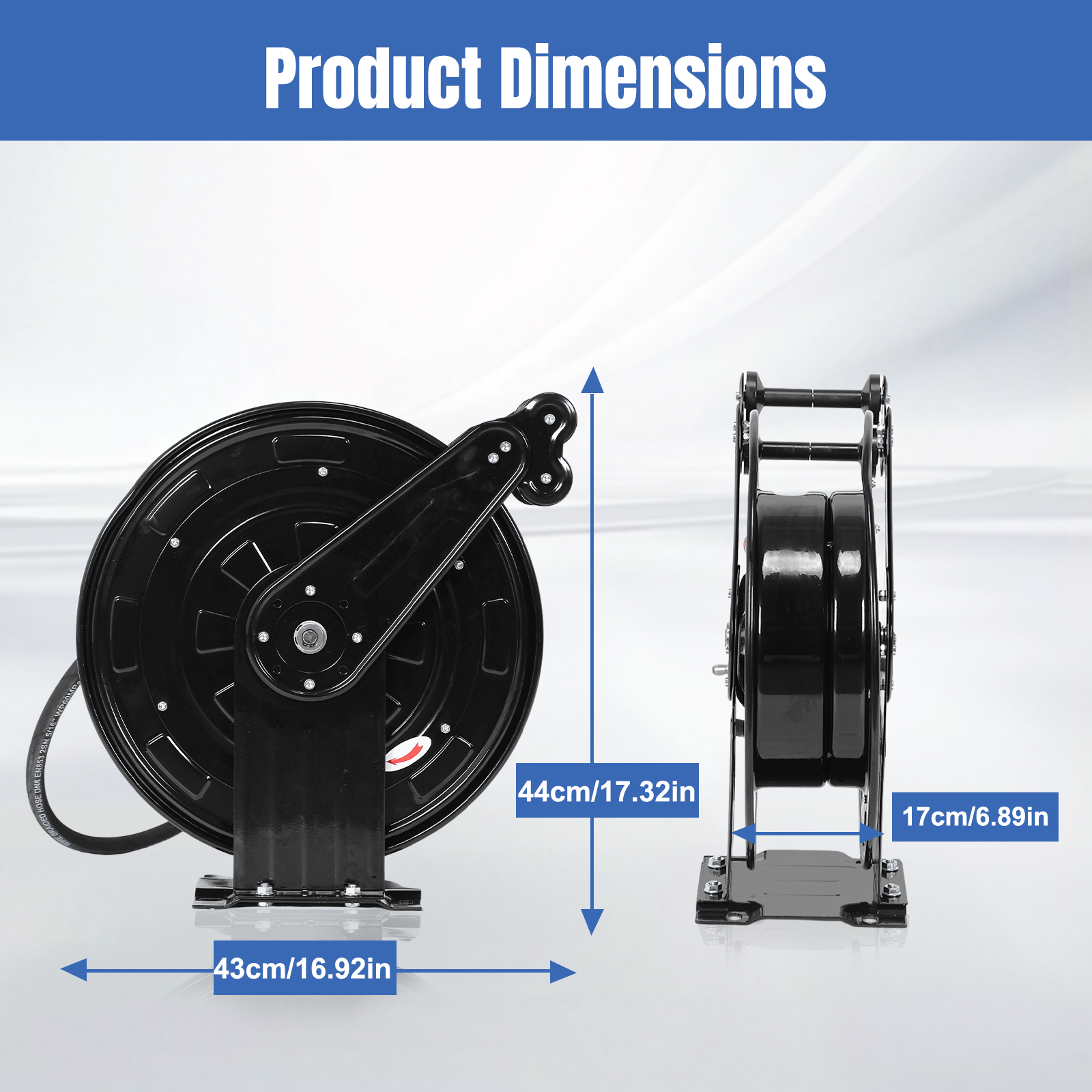 Washer Hose Reel Auto Rewind P - Reel Oil reseña y precio