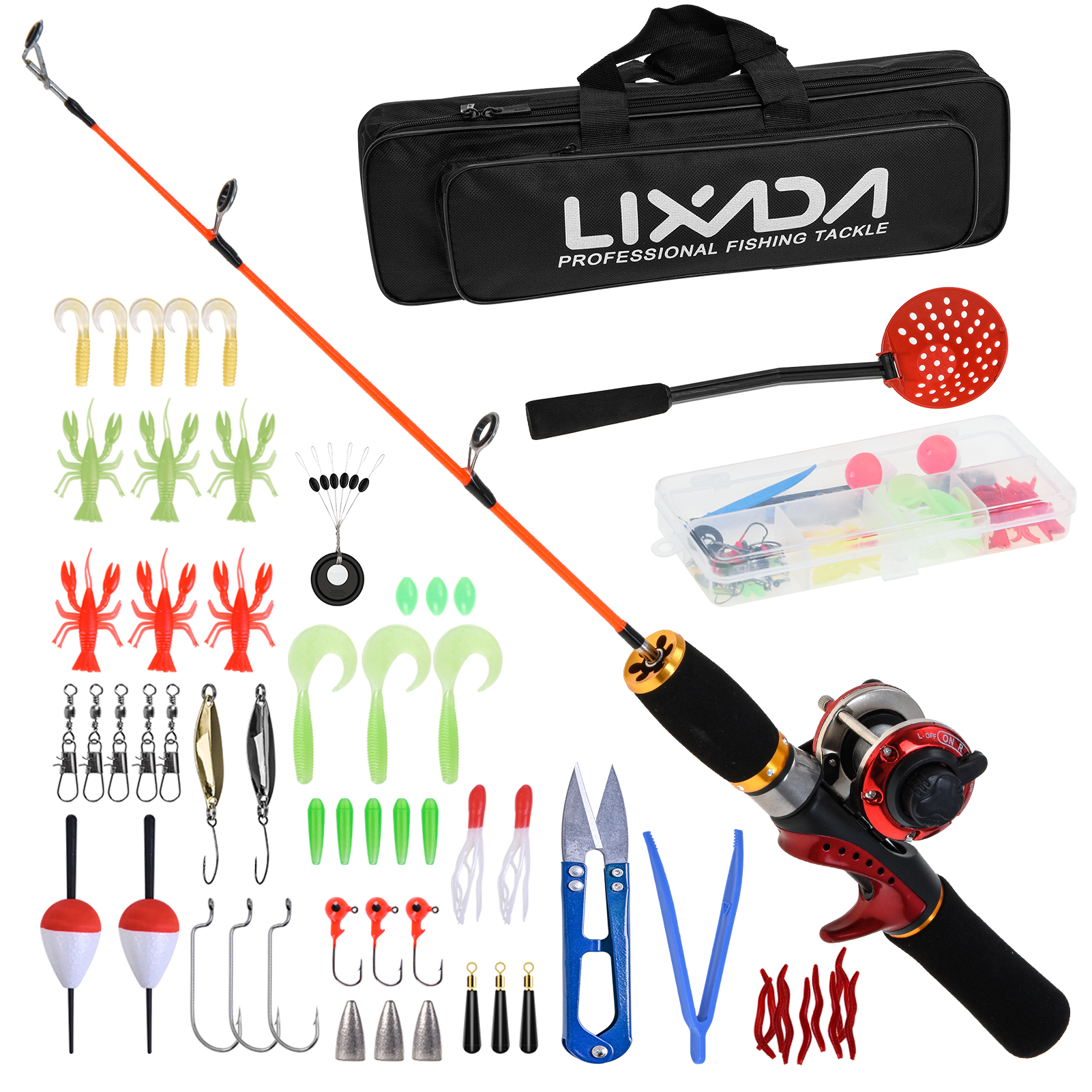 US Lixada Ice Fishing Rod Reel - Ice Fishing Reel reseña y precio