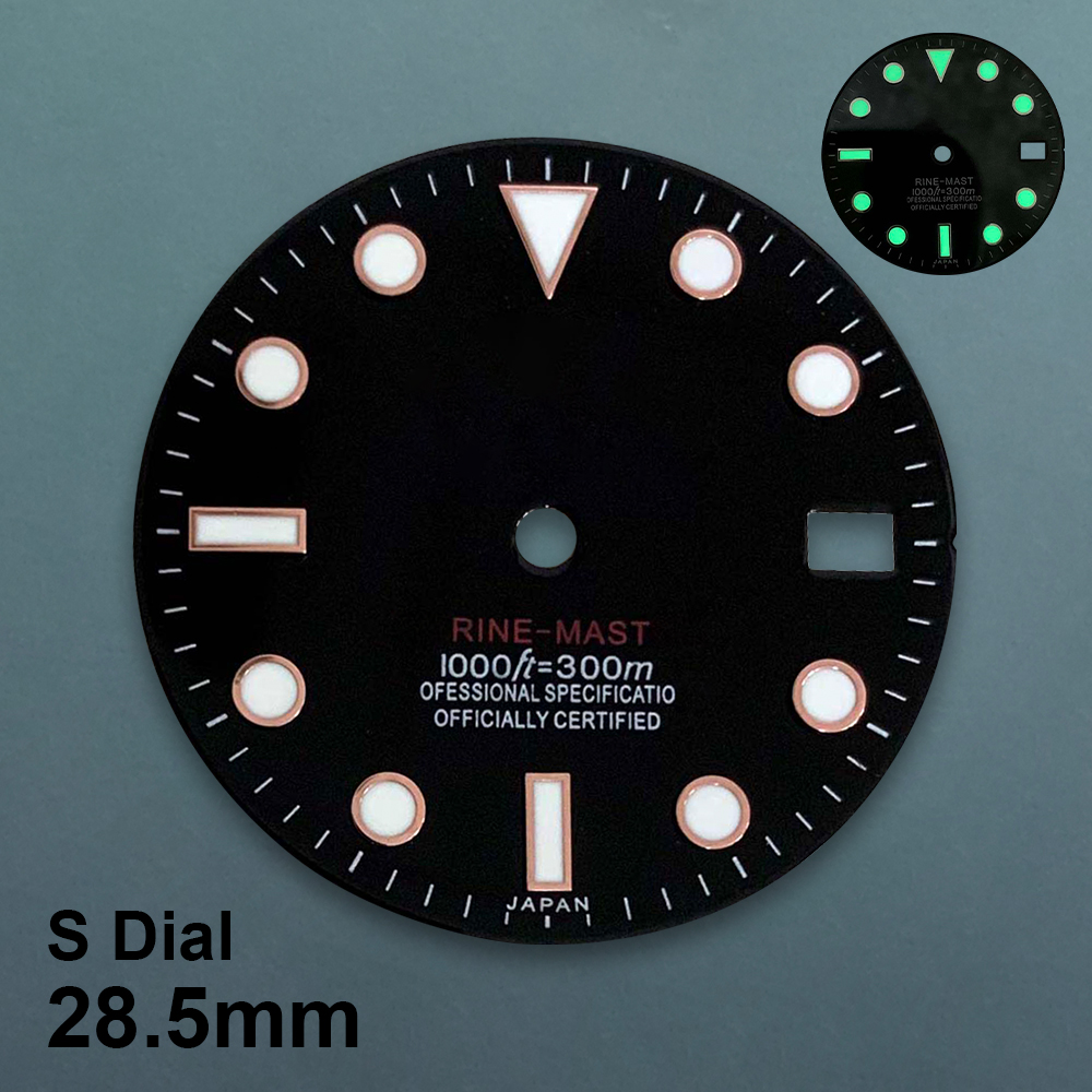 28.5mm S Logo SUB Dive Dial Fi - Reel Case reseña y precio
