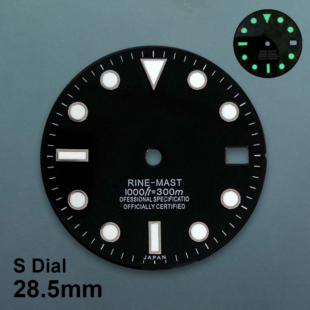 28.5mm S Logo SUB Dive Dial Fi - Reel Case reseña y precio