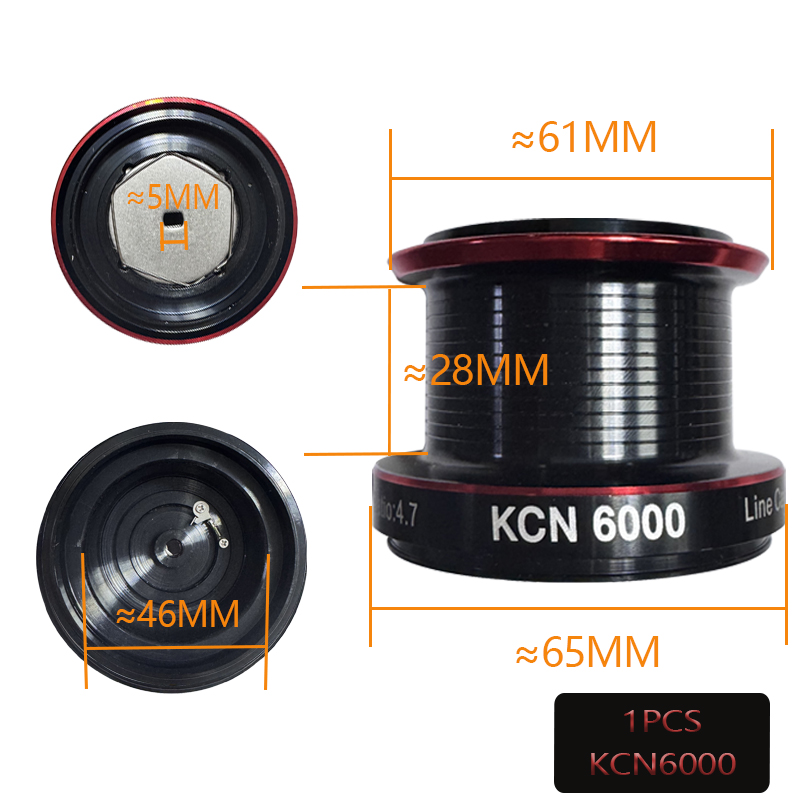 KCN6000 KCN8000 KCN10000 Spare - Reel Spare Spool reseña y precio