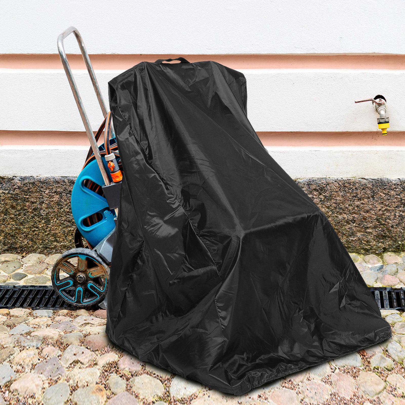 Patio Garden Hose Reel Cart Co - Reel Cover reseña y precio