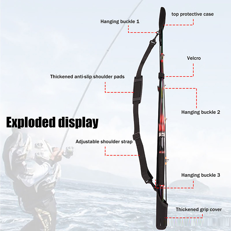 Adjustable Fishing Rod Storage - Reel Bag reseña y precio