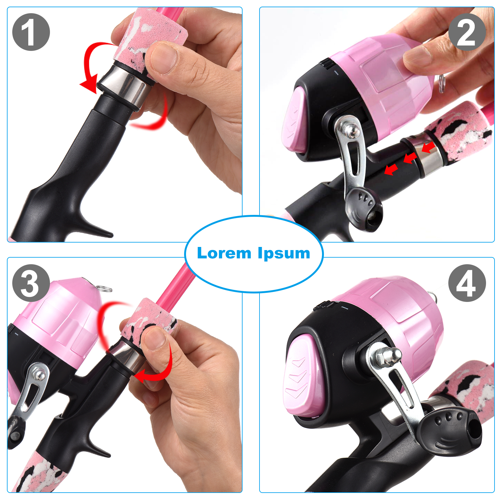Kids Fishing Rod and Reel Comb - Spincast Reel reseña y precio