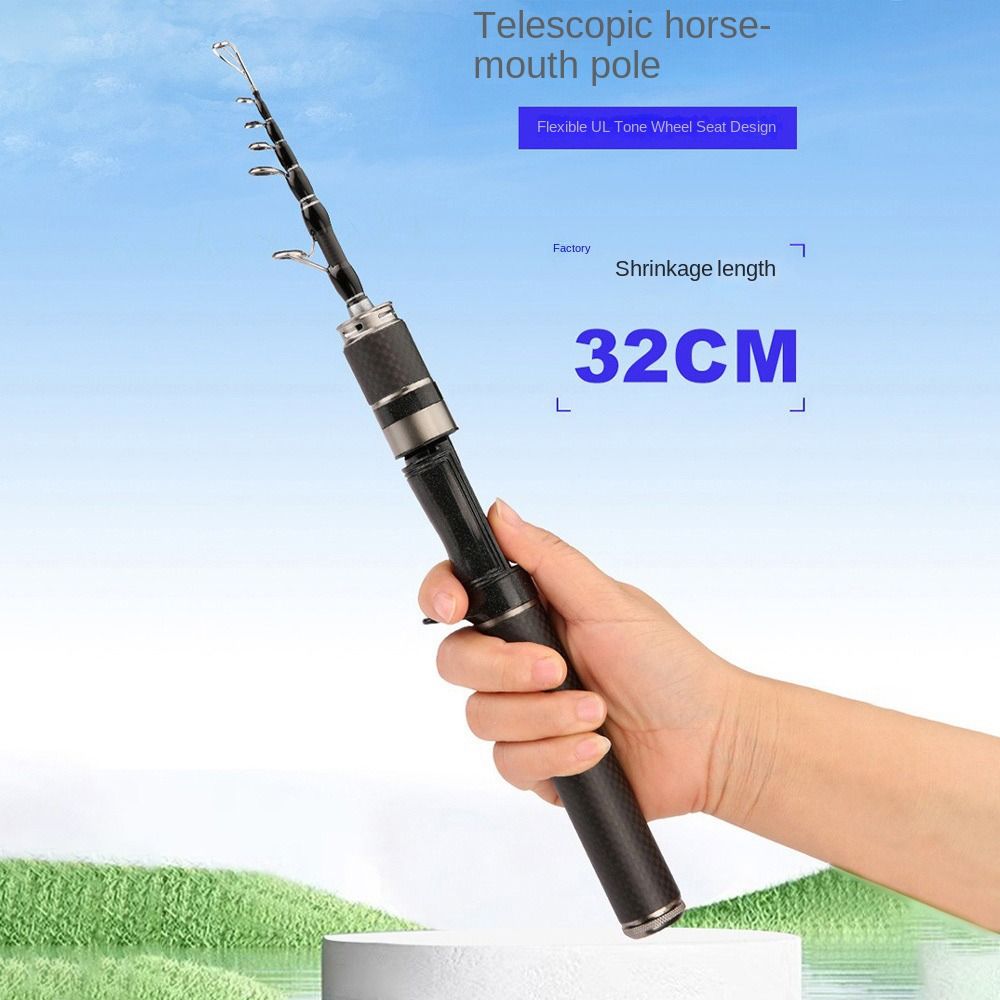 1.5m-1.8m Fishing Pole Rod Set - Spincast Reel reseña y precio