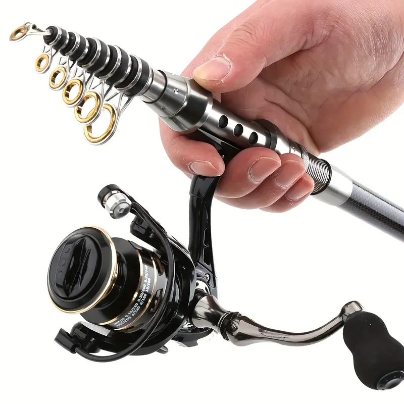 Telescopic Sea Rock Fishing Ro - Surf Reel reseña y precio