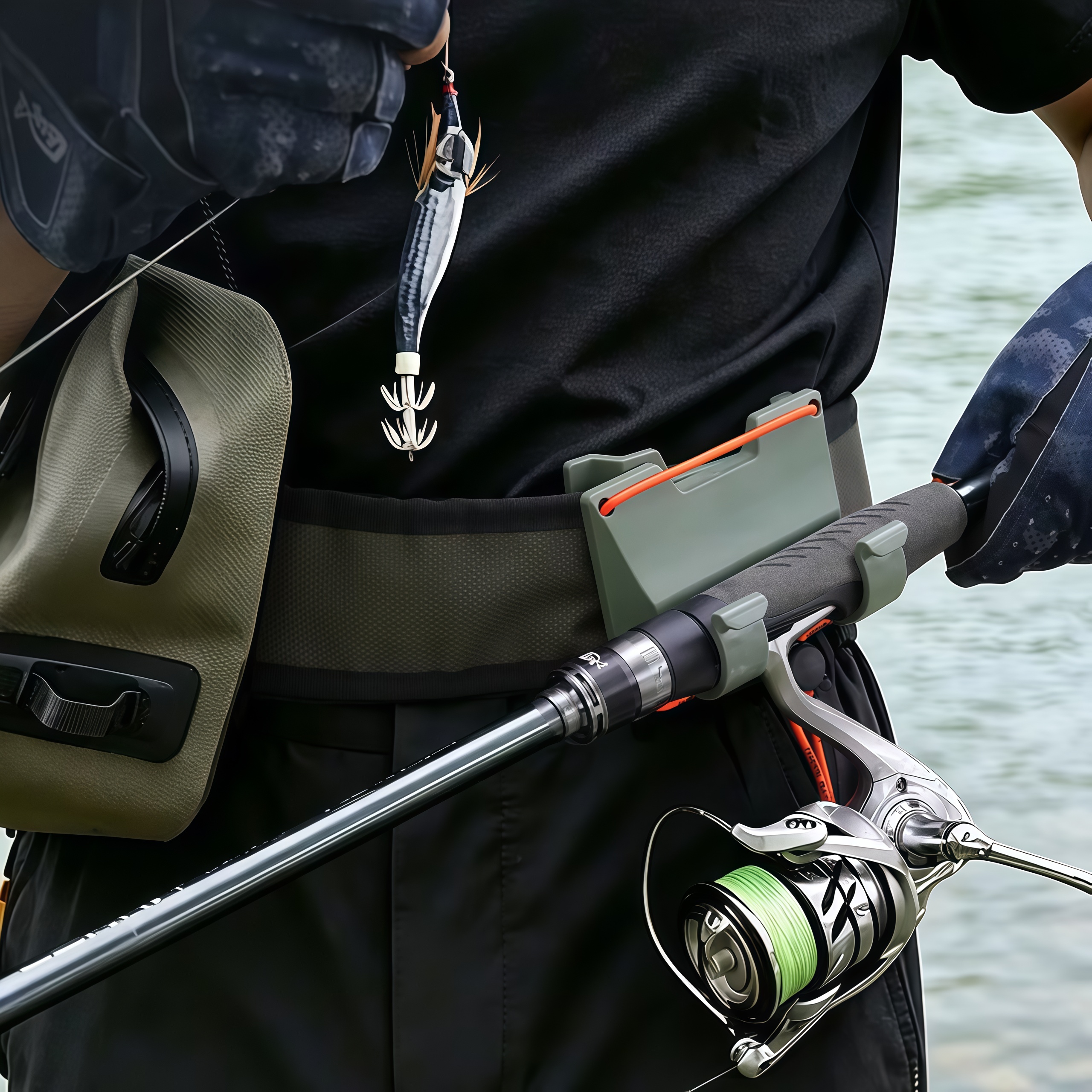 DEUKIO Outdoor Belt Clip Rod H - Fly Reel reseña y precio