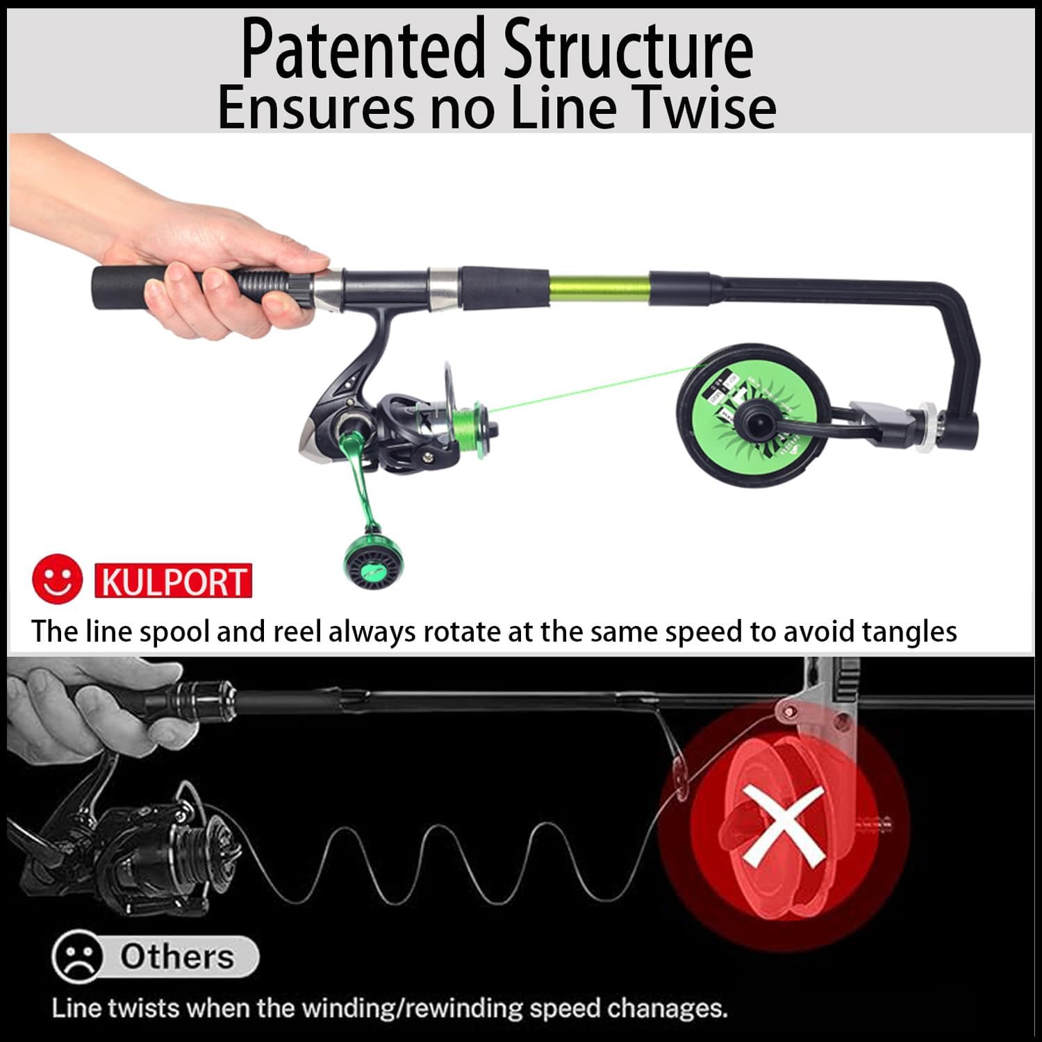 Fishing Line Spooler, Adjustab - Fly Reel reseña y precio