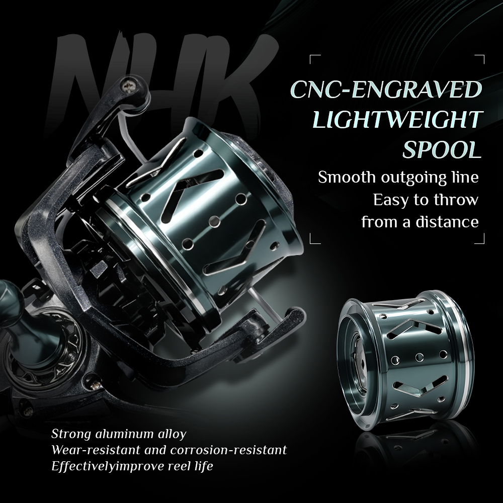 NHK 8000-14000 Spinning Reels  - Spinning Reel reseña y precio
