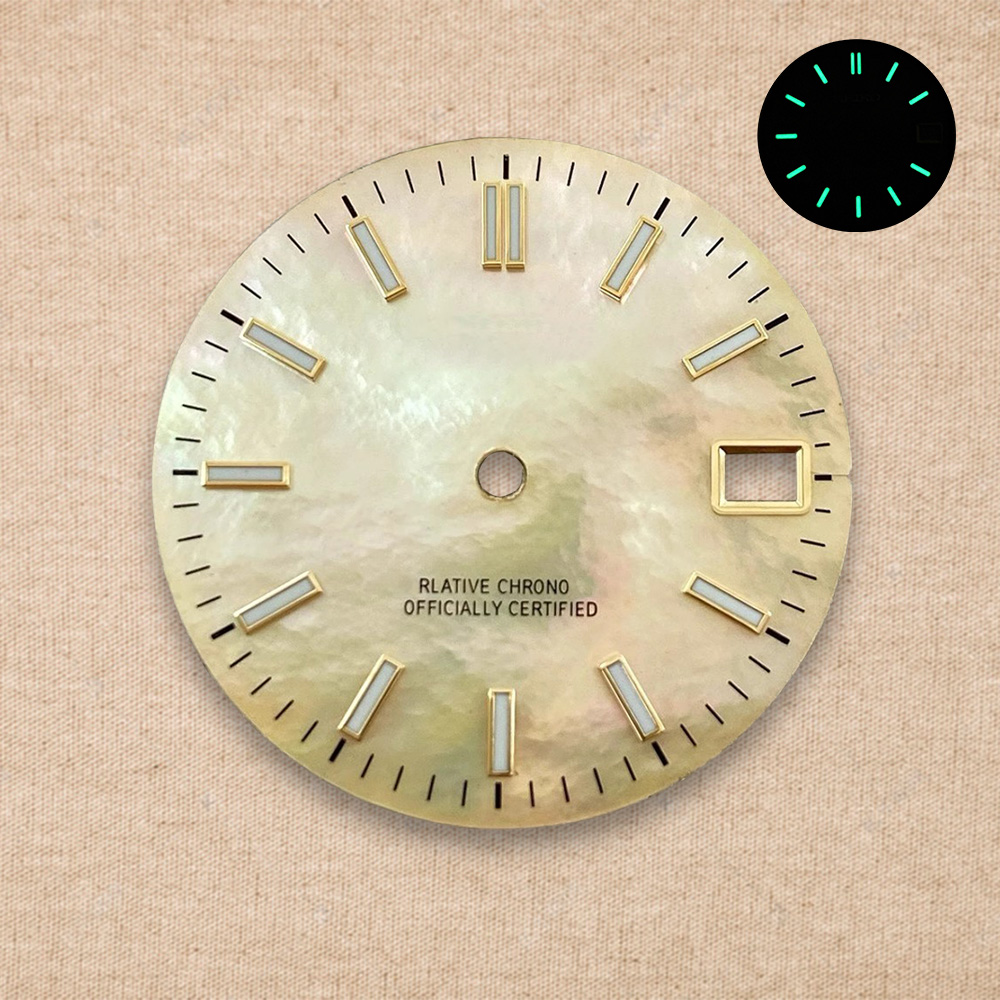 New 28.5mm S Logo NH35 Dial Lo - Reel Case reseña y precio