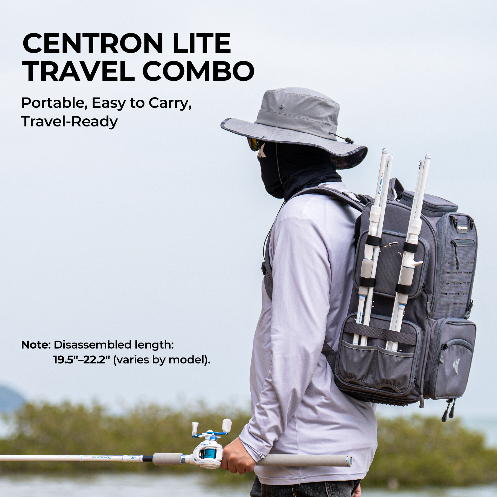 KastKing Centron Lite Travel C - Trolling Reel reseña y precio