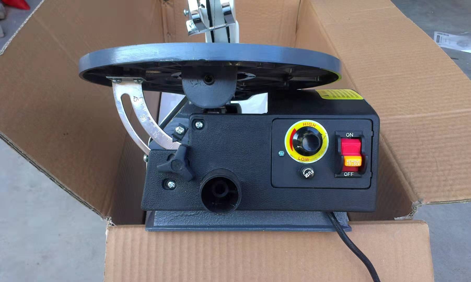 Wood Cutting Industrial Deskto - Electric Reel reseña y precio