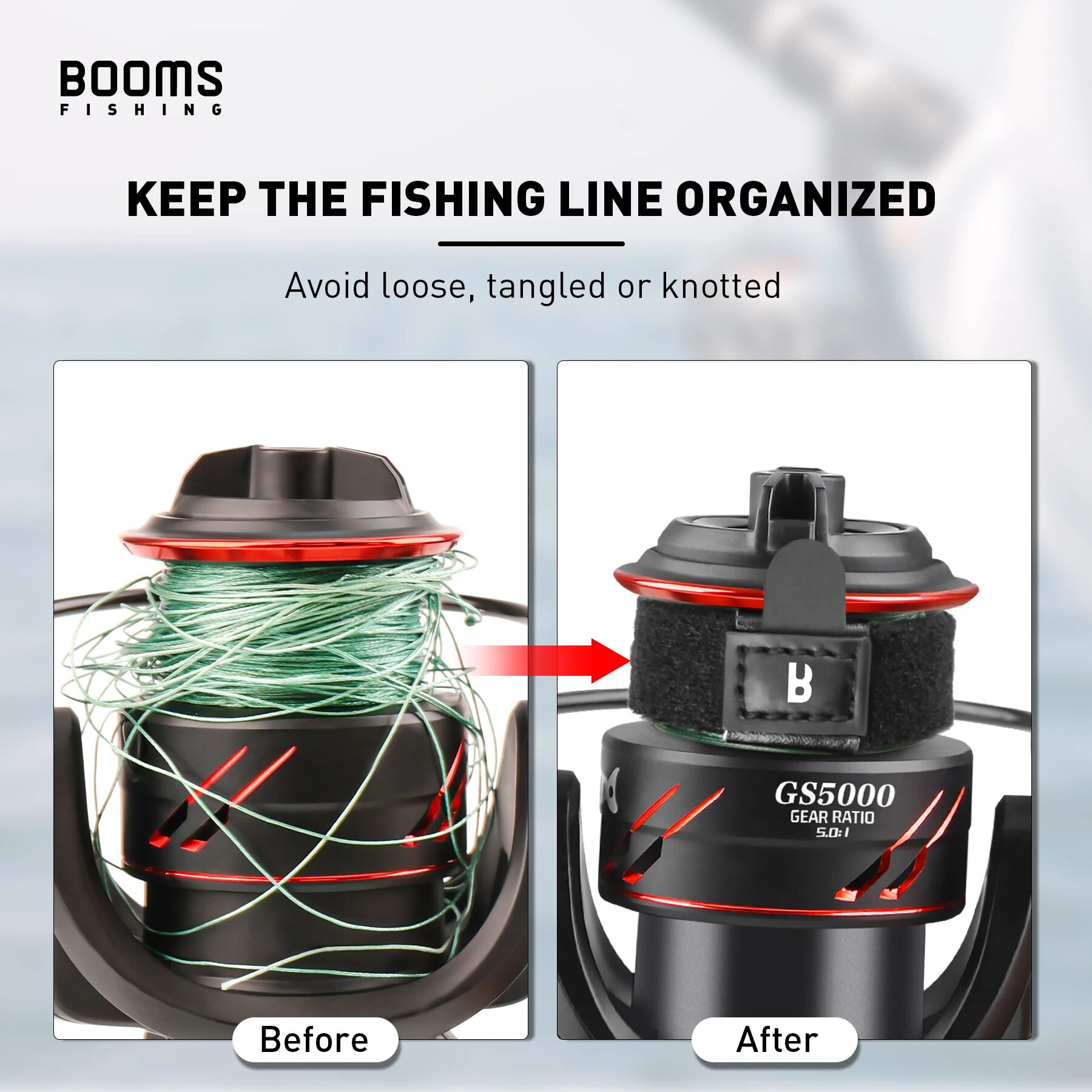 Booms Fishing SB1 4Pcs Spinnin - Reel Cover reseña y precio